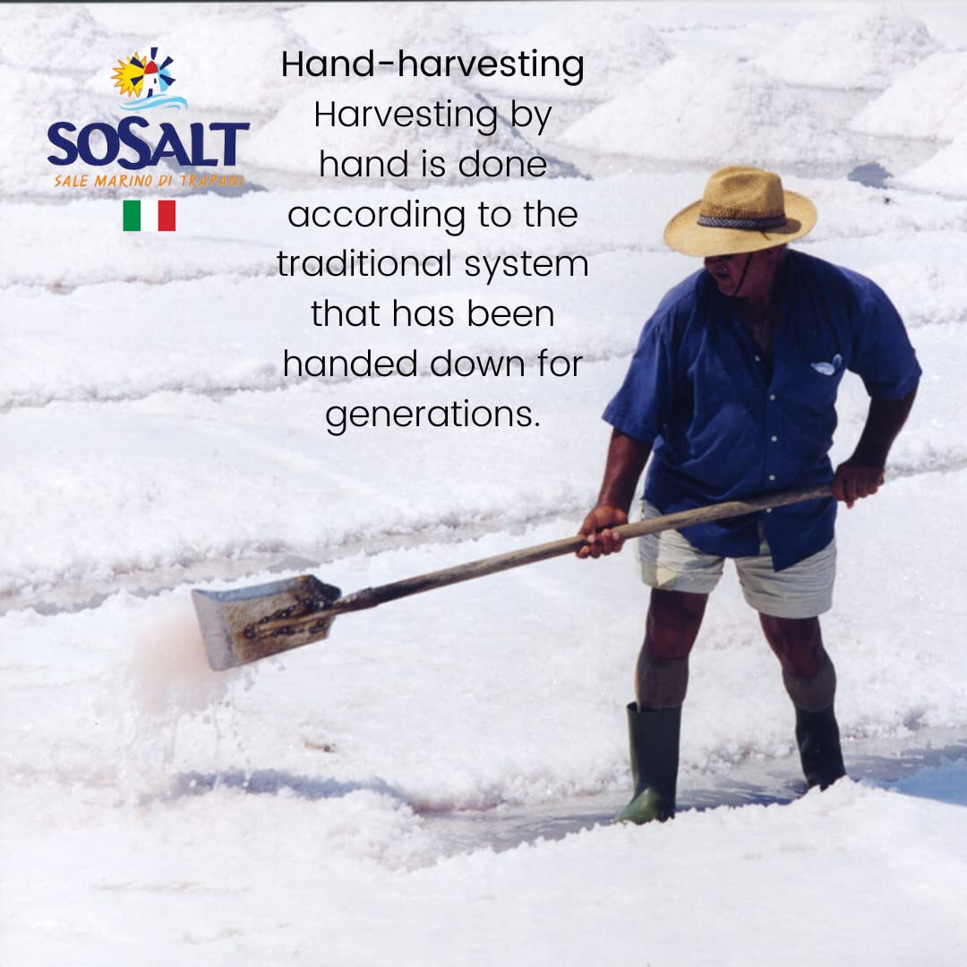 SoSalt, Fine Natural Sea Salt, Shaker, 12 x 750g (26.5 oz)