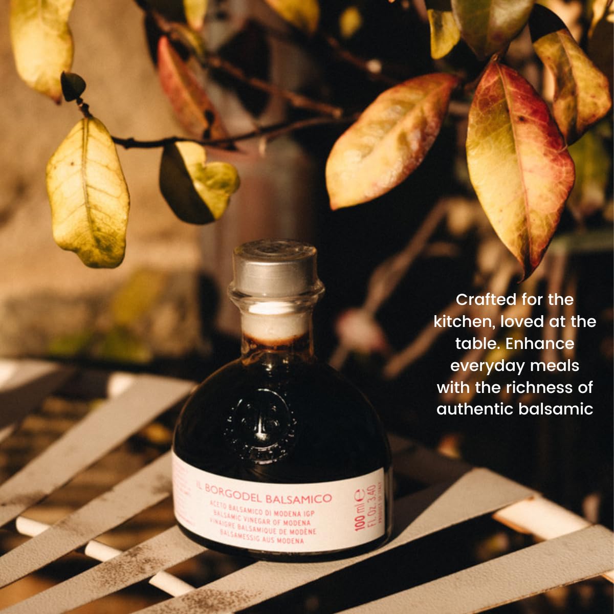 Il Borgo del Balsamico, Balsamic Vinegar of Modena IGP Monogram, 100 ml (3.3 fl oz)