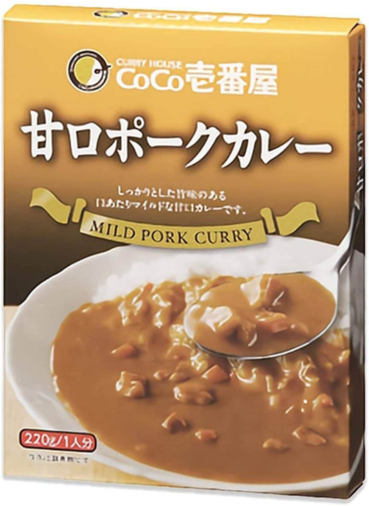CoCo Ichibanya Japanese Mild Pork Curry - Beginner-Friendly Restaurant Quality 4-Pack (Ready-to-Eat)