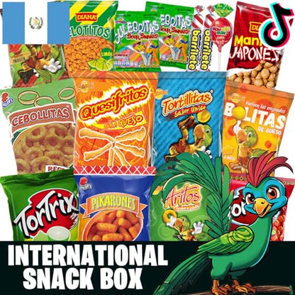 Guatemala International Snack Box | 19 Authentic Treats + Free Gift
