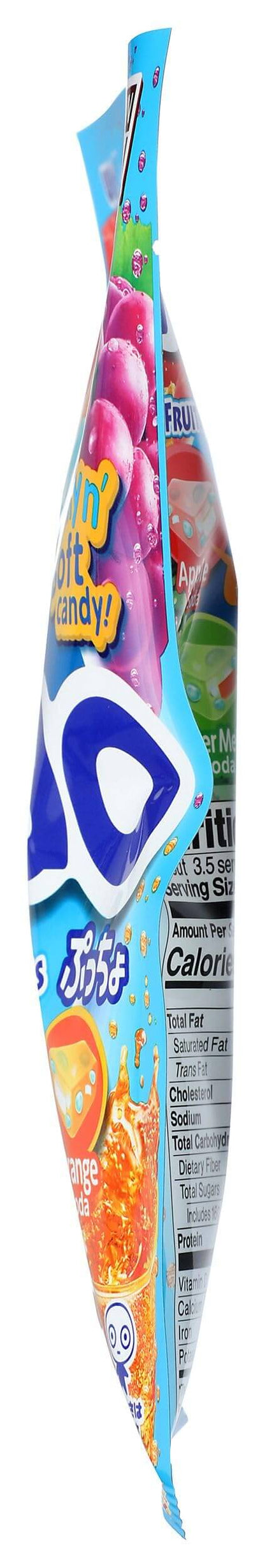 TikTok Fav Japanese PUCHAO Chewy Candy - Viral TikTok Soda Flavors with Fizzy Gummy Bits (3.53 oz)