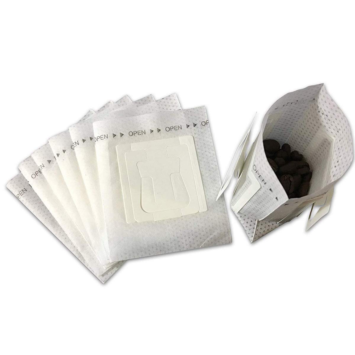 Ayevision 100Pcs Portable Coffee Filter Paper Bag