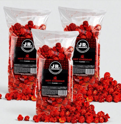 Junior Snacks Co. Hot Cheddar Popcorn