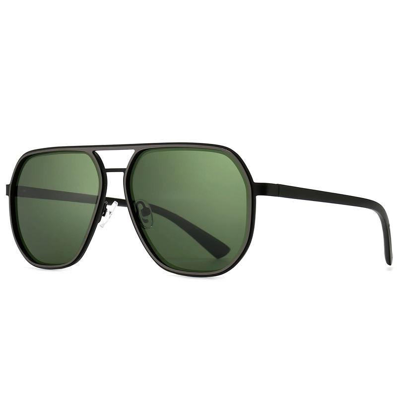 〖Dealsforyoudays〗Sungait Polygon Aviator Sunglasses for Men Polarized Trendy Square Sun Glasses Retro Pilot Shades UV Protection