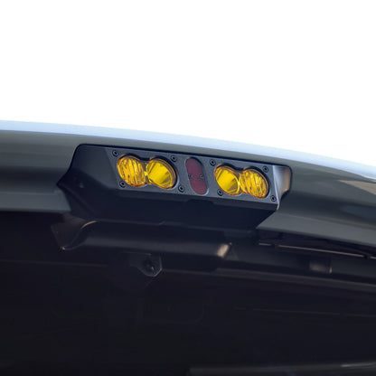 Billet Aluminum Third Brake Light Housing for 2 Baja Designs S2, 2010 - 2024 Toyota 4runner