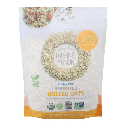 One Degree Organic Sprouted Rolled Oats, 4-Pack, 45 oz