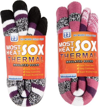 Thermal Socks for Women, Winter Warm Cold Weather Sock for Workout Outdoor Activities