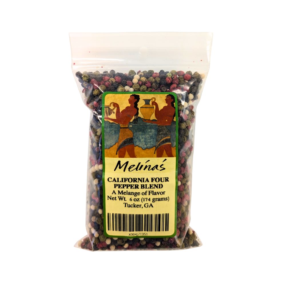 Melina's California Four Pepper Blend, 6 oz (174 grams)