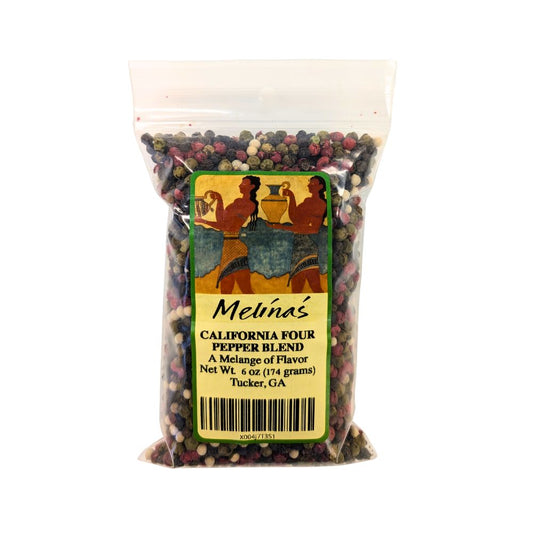 Melina's California Four Pepper Blend, 6 oz (174 grams)