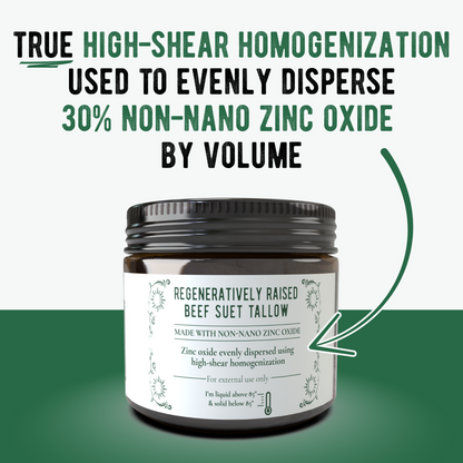 Regenerative Tallow & Zinc Sun Balm