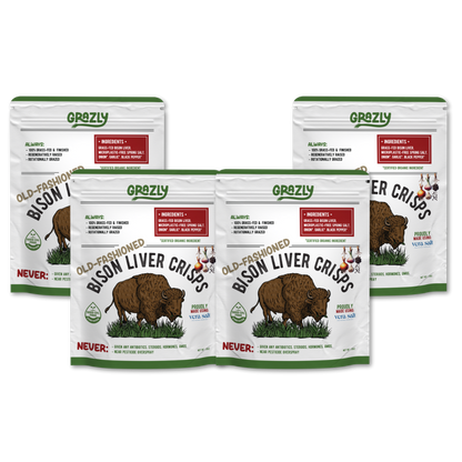 Bison Liver Crisps - 100% Grass-Fed/Finished