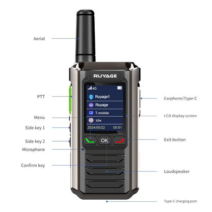 Ruyage Radio Nationwide PTT Walkie-Talkie(R0)