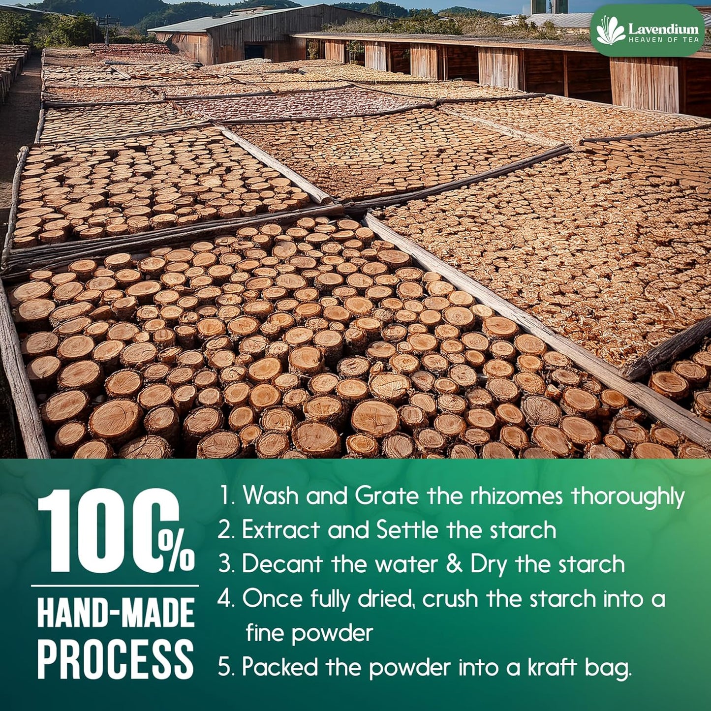 Premium Arrowroot Starch Powder – 17.6oz Resealable Bag, Gluten-Free, Non-GMO, Premium Plant-Based Thickener for Cooking, Baking & Frying.