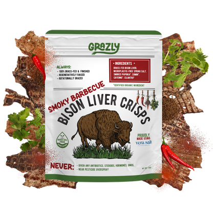 Bison Liver Crisps - 100% Grass-Fed/Finished