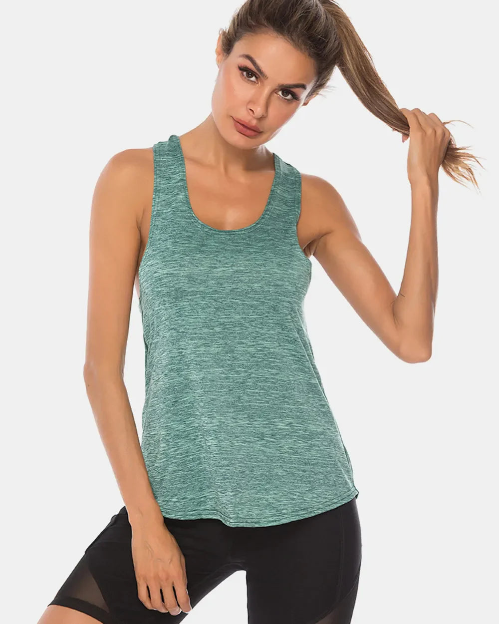 JupiterGear Scoop-Neck Long Tank Top