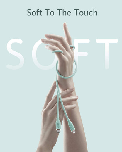 Anker <b>641</b> USB-C to Lightning Cable (Flow, Silicone)