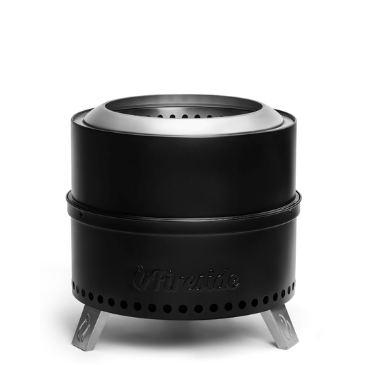 Pluto R19-PG Smokeless Outdoor Fire Pit - Painted Black