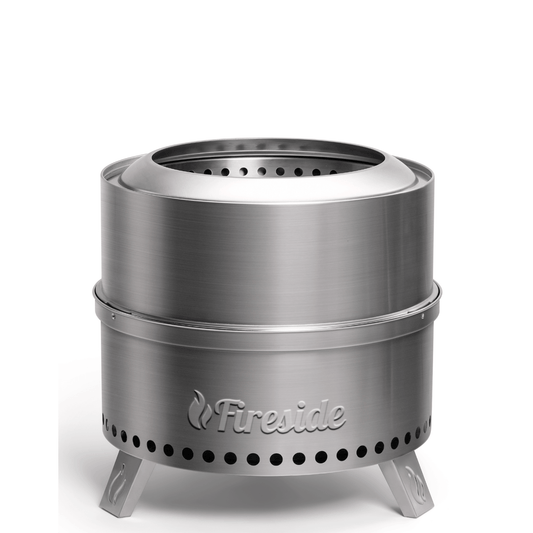 Pluto R19-SS Smokeless Outdoor Fire Pit -  Stainless Steel