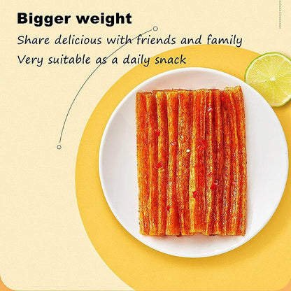 TikTok Viral - Chinese Latiao Spicy Gluten Strips, Authentic Vegan Snack 5.5oz | Wei Long