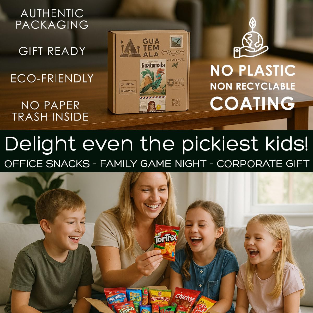 Guatemala International Snack Box | 19 Authentic Treats + Free Gift