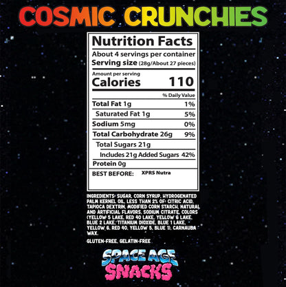 TikTok Cosmic Crunchies Freeze-Dried Candy - Viral TikTok Crunchy Snack (4 oz)