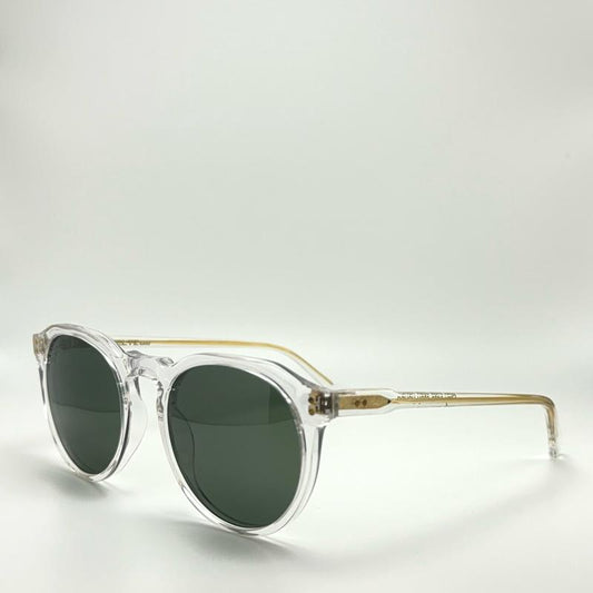 Crystal Quartz Green Acetate Polarized Unisex Sunglasses