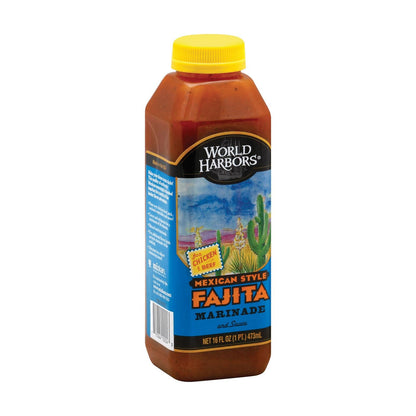 World Harbor Mexican Fajita Marinade Sauce - 6 Pack, 16 Fl Oz