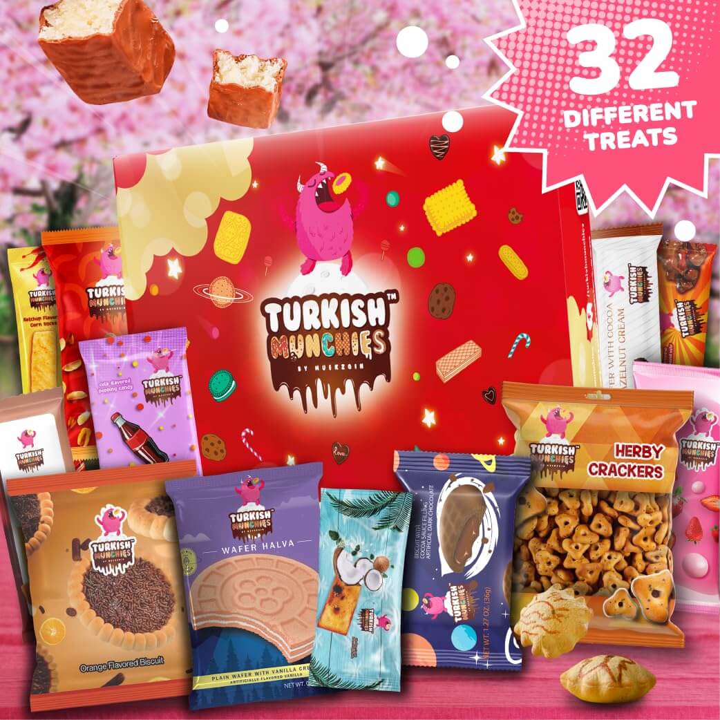 TikTok Viral Premium Turkish Snack Box - 12 Authentic Treats