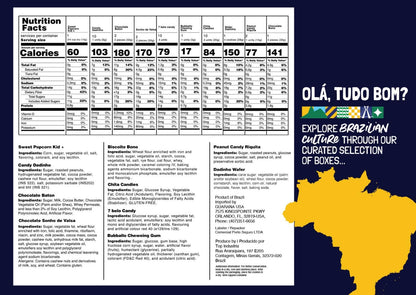 TikTok Viral Brazilian Candy Variety Box - 40 Authentic Treats & Chocolates
