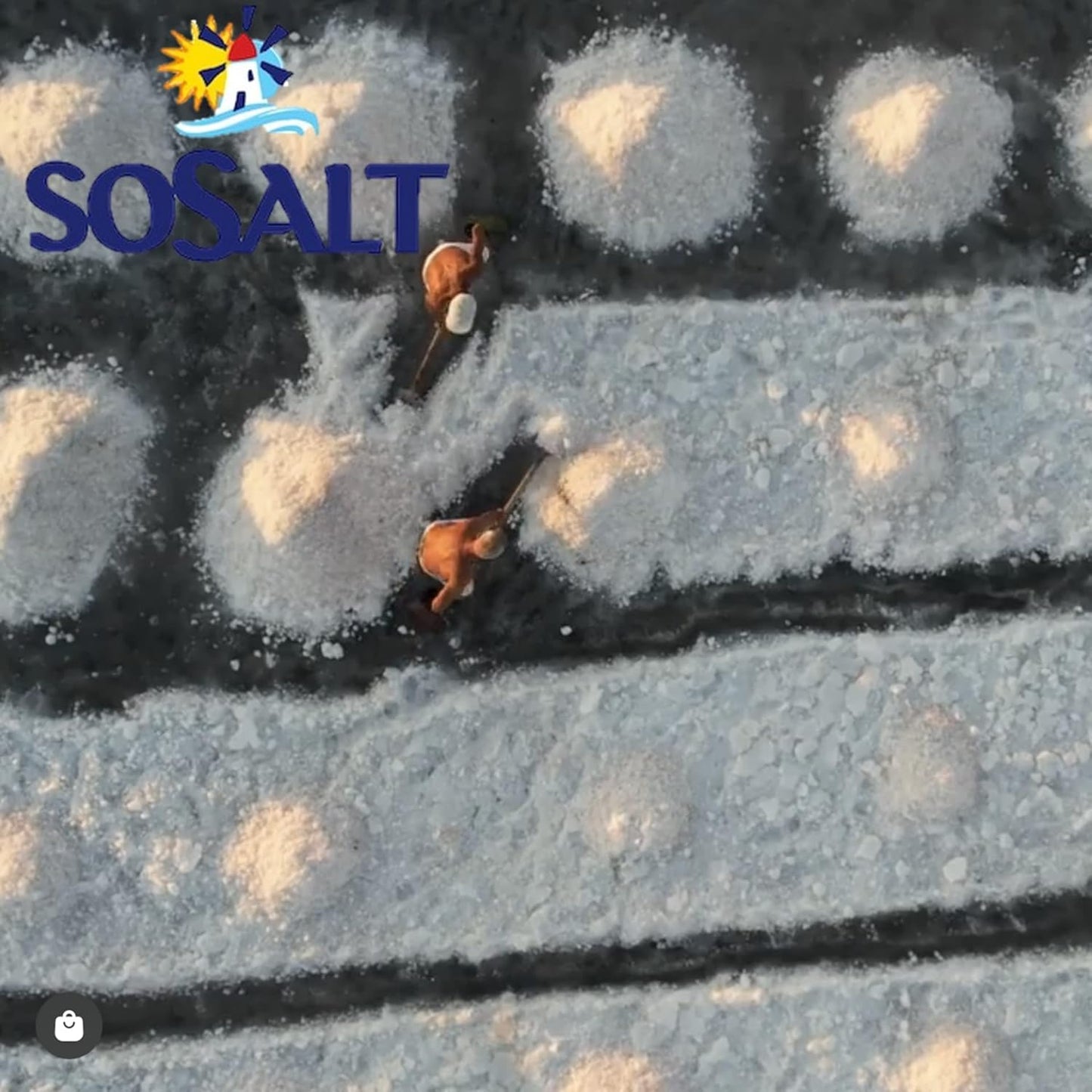 SoSalt, Fine Natural Sea Salt, Sicilian, 27.56 lb (12.5 kg)