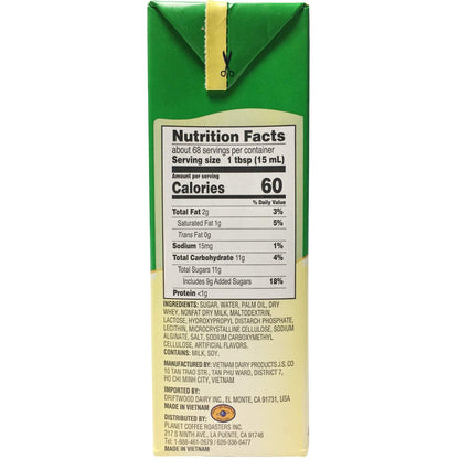 Vinamilk Southern Star Vietnamese Sweetened Condensed Creamer 45.3 Oz (2.9 Lbs)