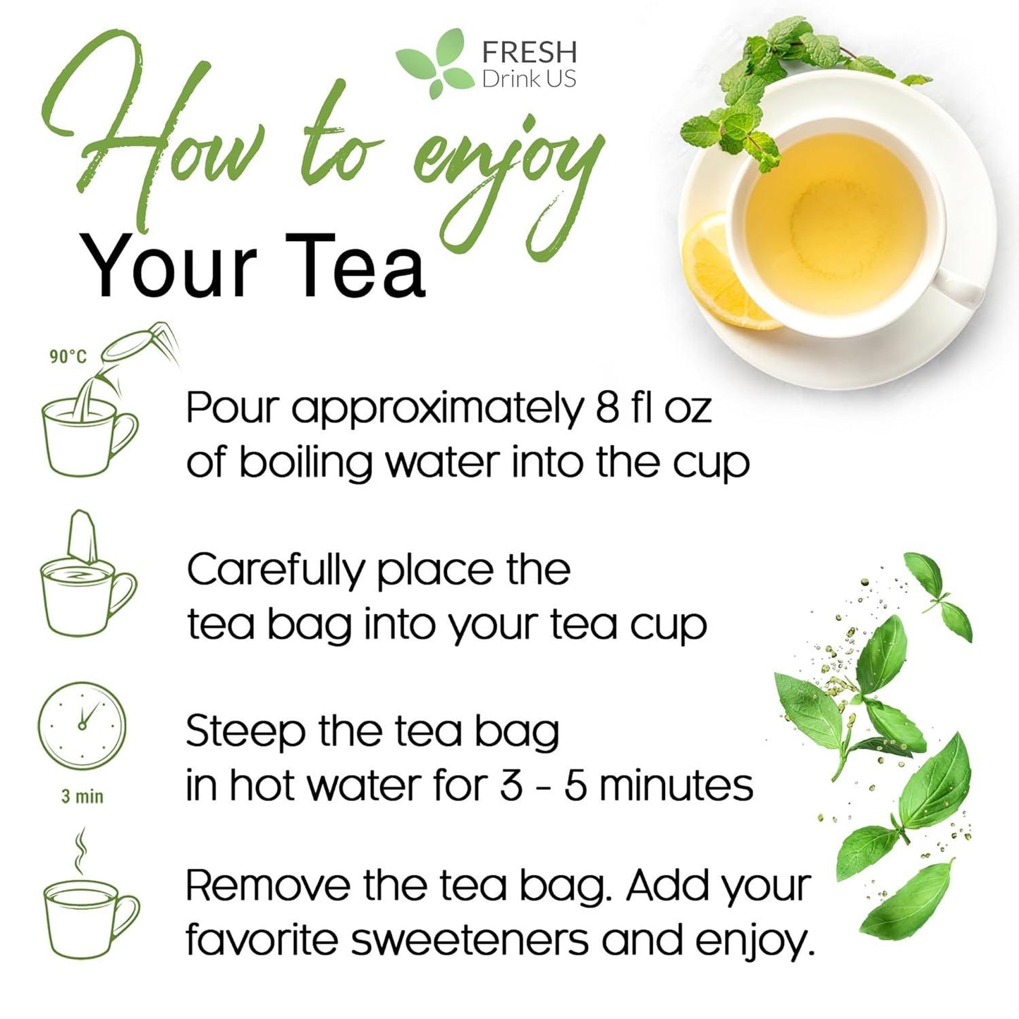 Premium Nettle Leaf Tea Bags, 100% Natural & Pure, Stinging Nettle Leaf Tea, Nettle Leaf Tea, Burn Nettle, Stinging Nettle, Nettle Tea, Stinger Tea, No Sugar/Caffeine & Gluten, Vegan