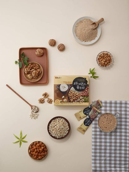 Damtuh Korean Walnut Almond Adlay (Job's Tear) Powder Meal Replacement Shake Breakfast Simple Meal 50T