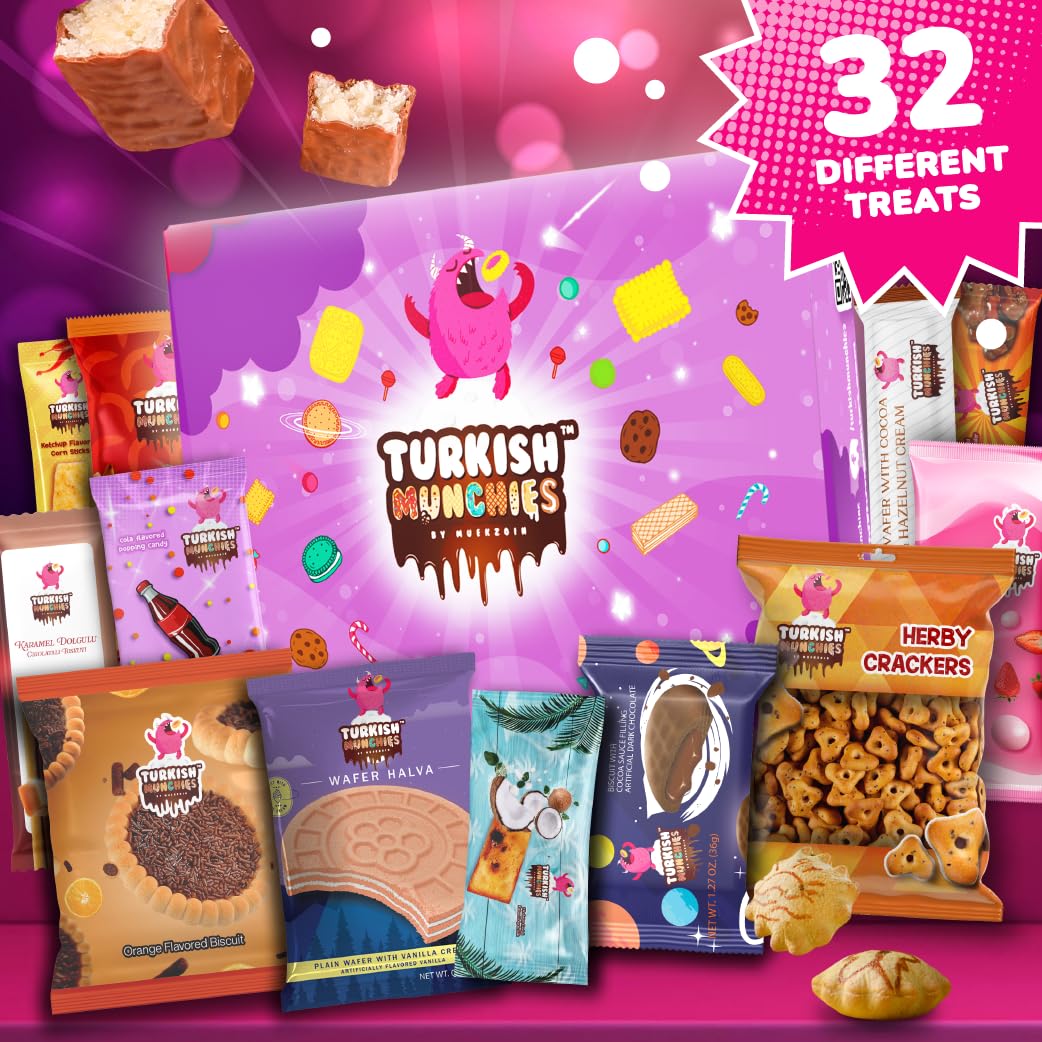 TikTok Trending Premium Turkish Snack Box - Authentic International Treats & Viral TikTok Favorites