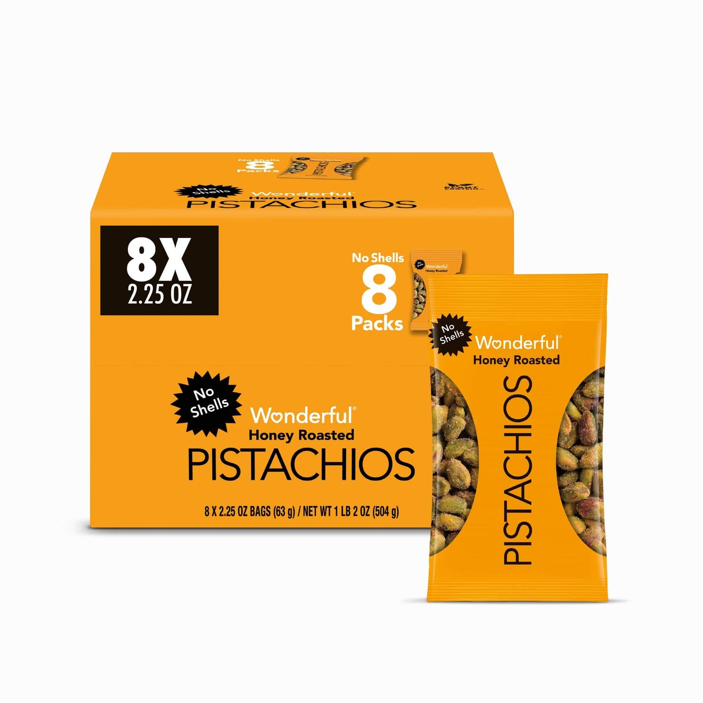 Wonderful Pistachios No Shells - Viral Flavors Variety Pack, Premium Roasted (6.75 oz)