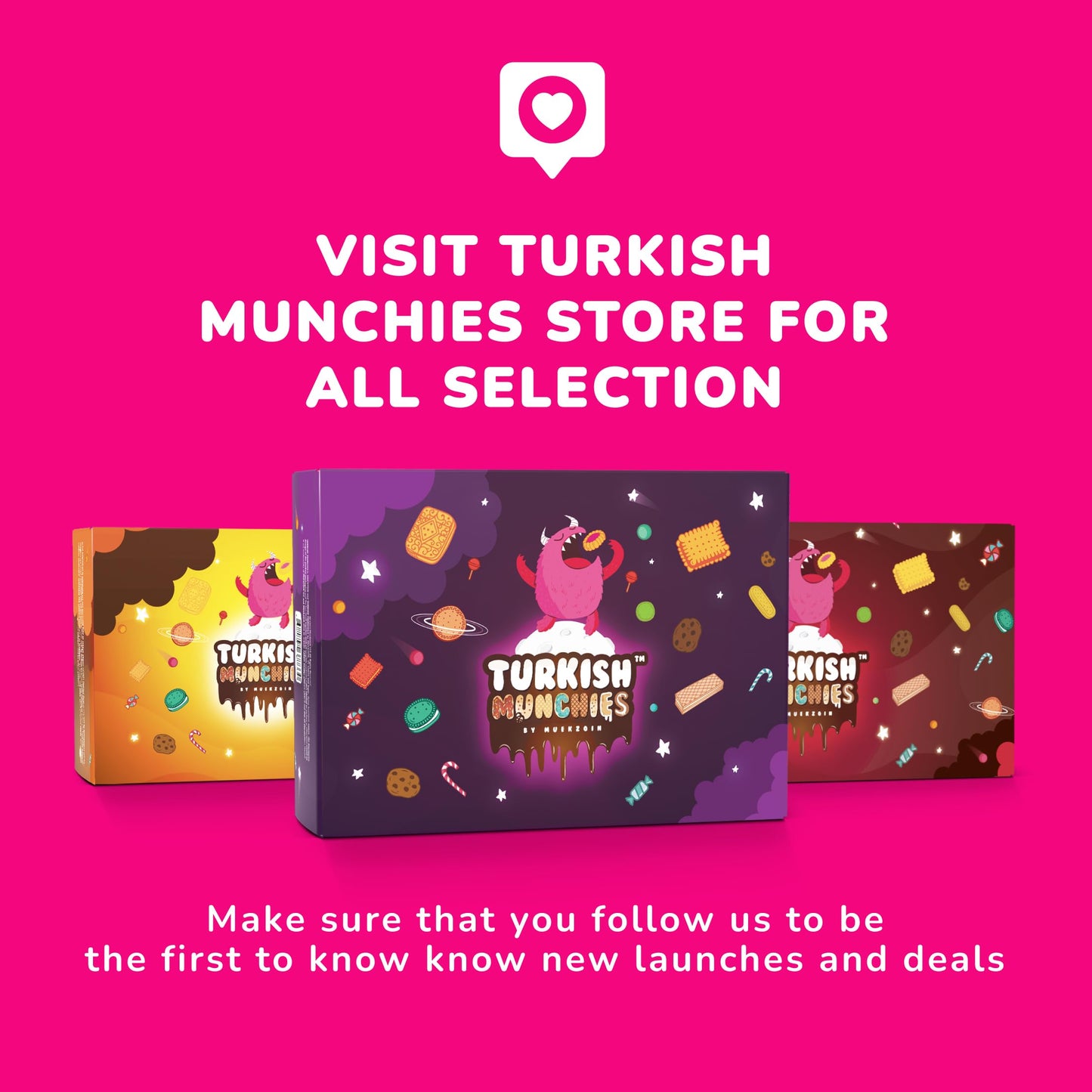 Turkish Munchies International Snack Box - 12 Premium Exotic Snacks | Imported from Turkey