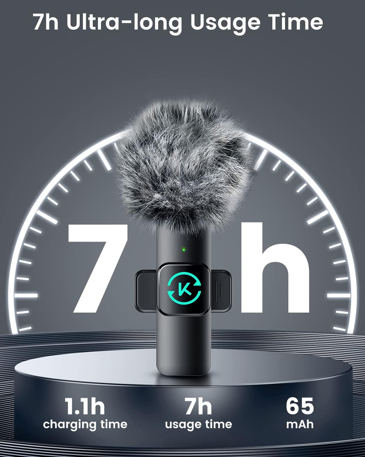 Wireless Lavalier Microphone Set: Clear Audio for iPhone, Video, Interviews & Vlogs