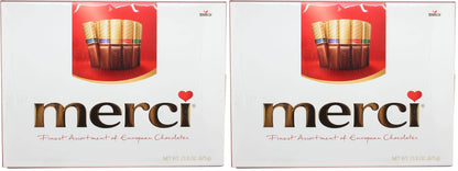 Merci German Chocolates - Premium Assorted Gift Box (23.8oz) | 8 Gourmet Varieties
