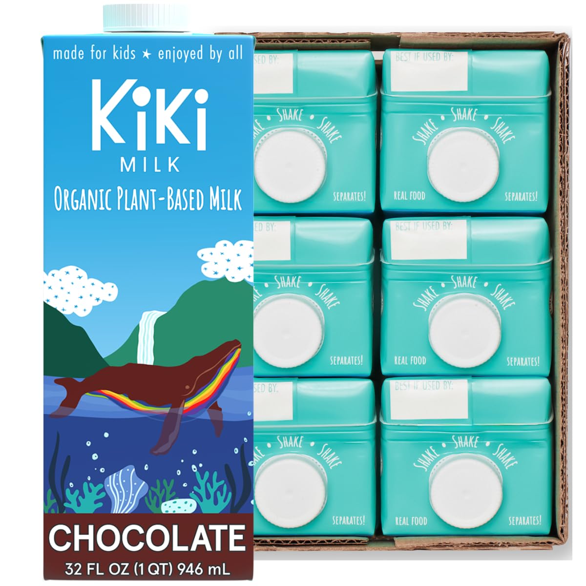 Chocolate Kiki Milk • 32 fl oz • Pack of 6 by Kiki Milk