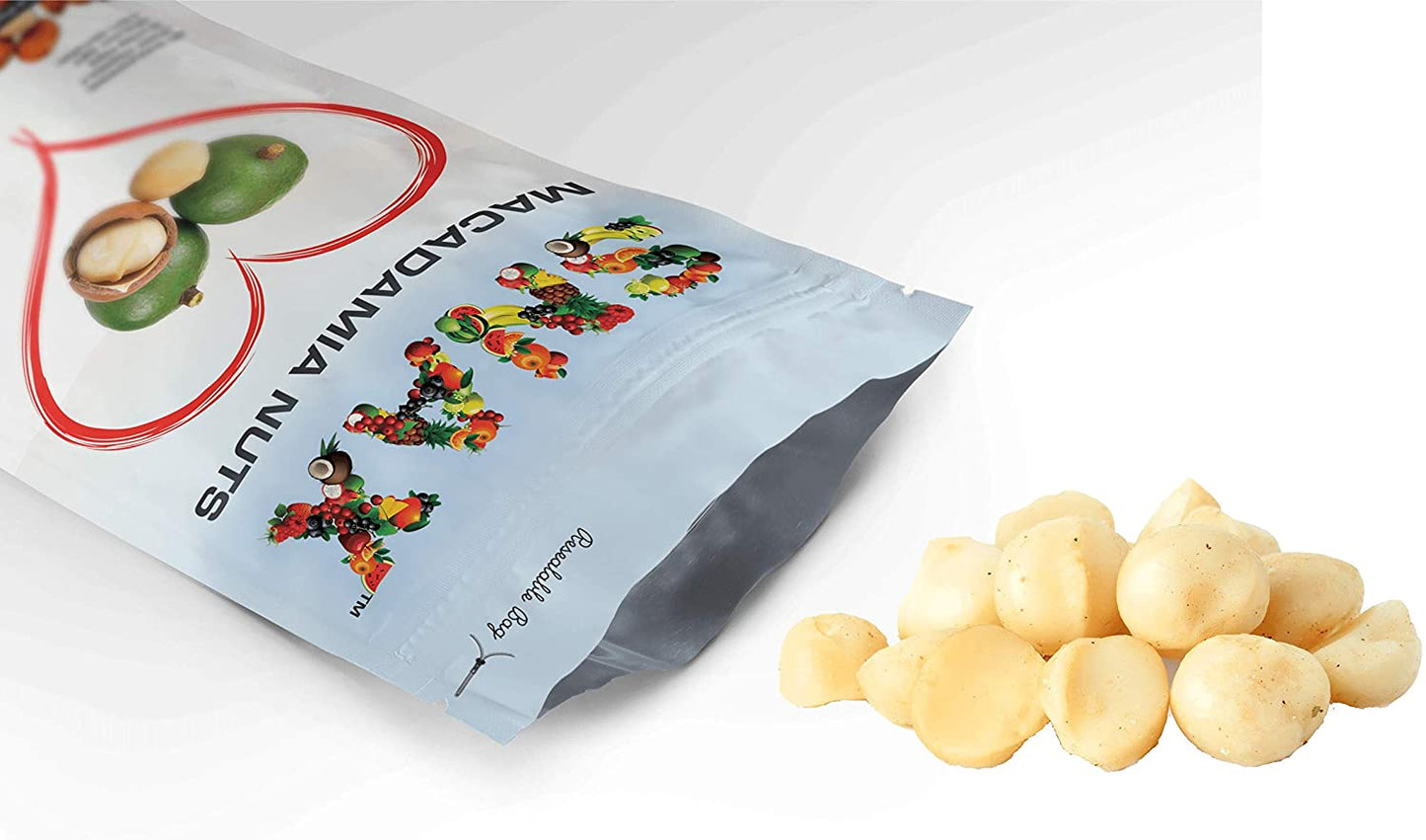 Macadamia.US Treat Of The Day! Organic Macadamia Nuts - Raw Kernel 16oz (1LB)