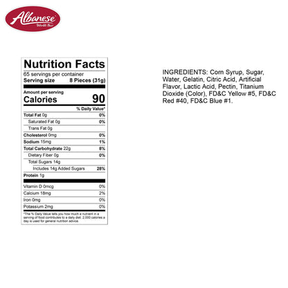 Albanese World's Best Gummi Candy - Bulk Bags - Multiple Varieties Available