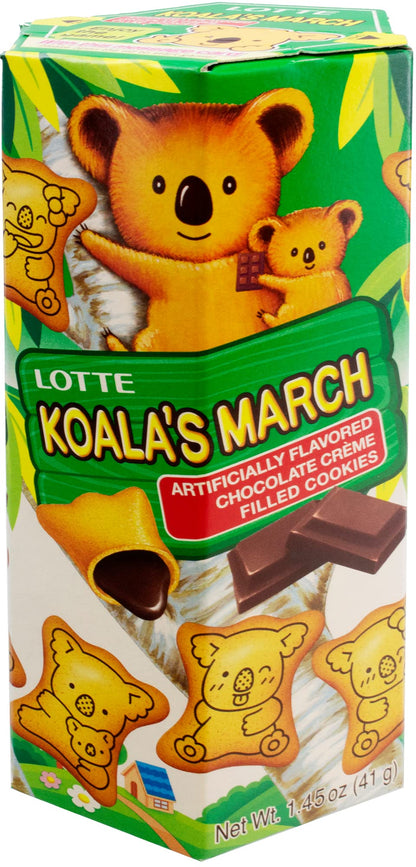 Lotte Koala's March Cookies - Chocolate Cream Filled Biscuits (1.45 oz)