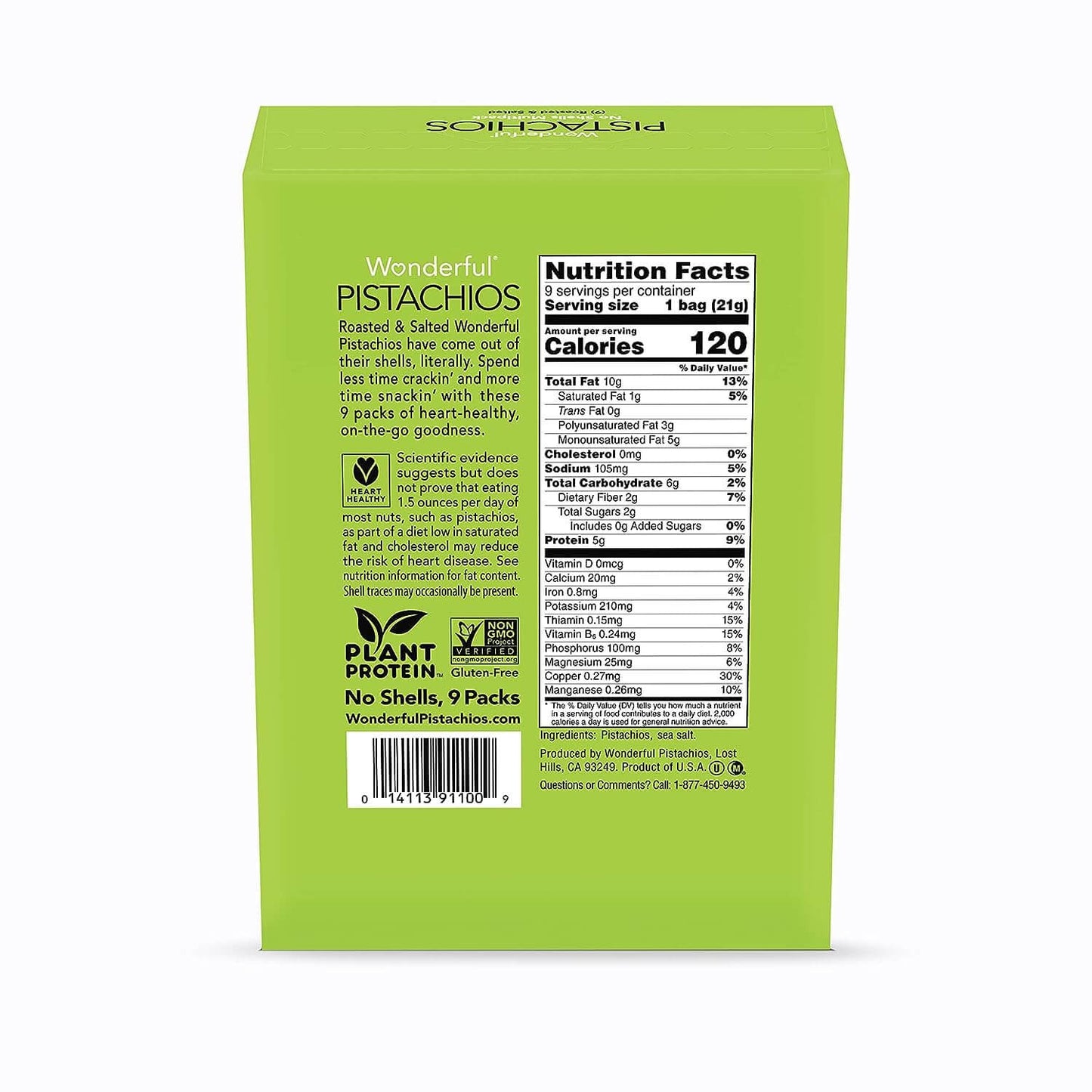 Wonderful Pistachios No Shells - Viral Flavors Variety Pack, Premium Roasted (6.75 oz)