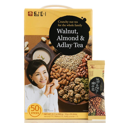 Damtuh Korean Walnut Almond Adlay (Job's Tear) Powder Meal Replacement Shake Breakfast Simple Meal 50T