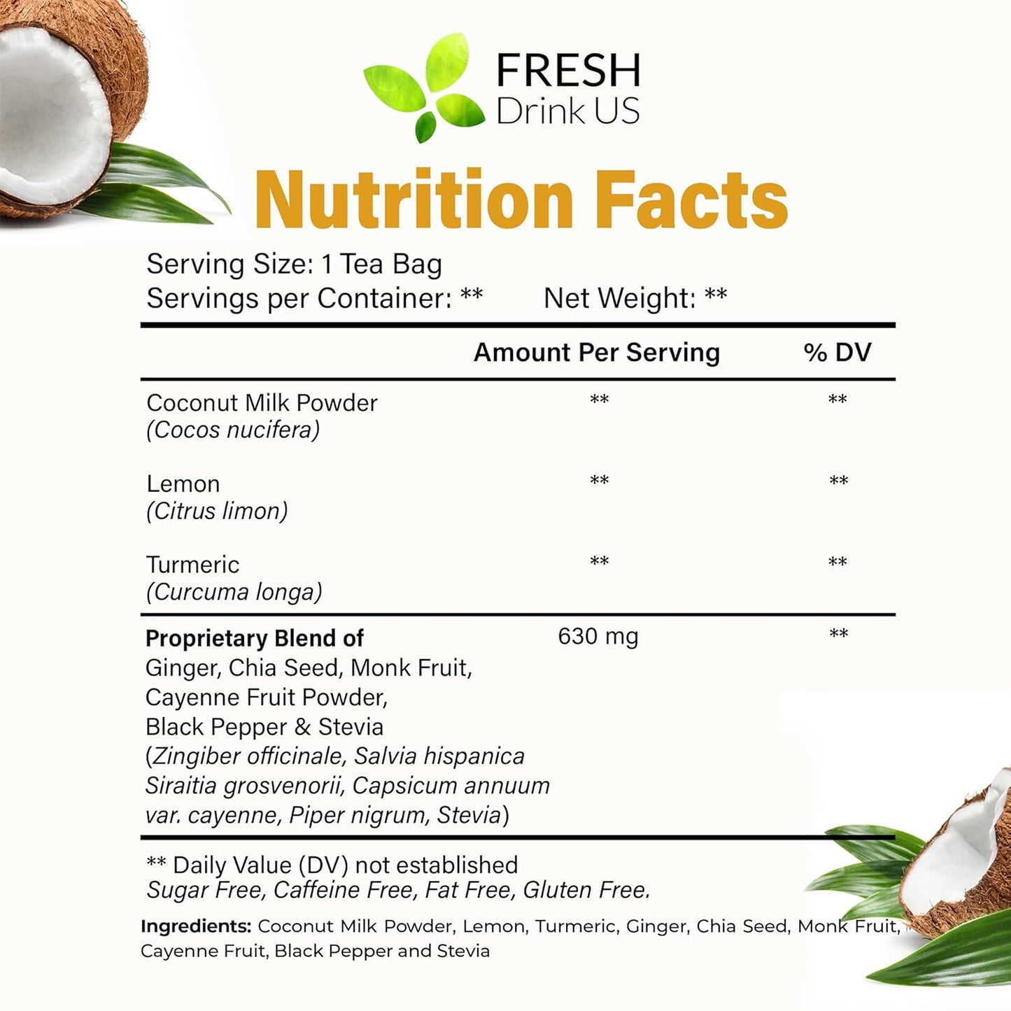 Premium Daily Rescue Lemon Ginger Tea Bags