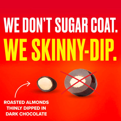 Viral SkinnyDipped Variety Pack - Low Sugar Almonds (25 Mini Bags, 11.5oz)