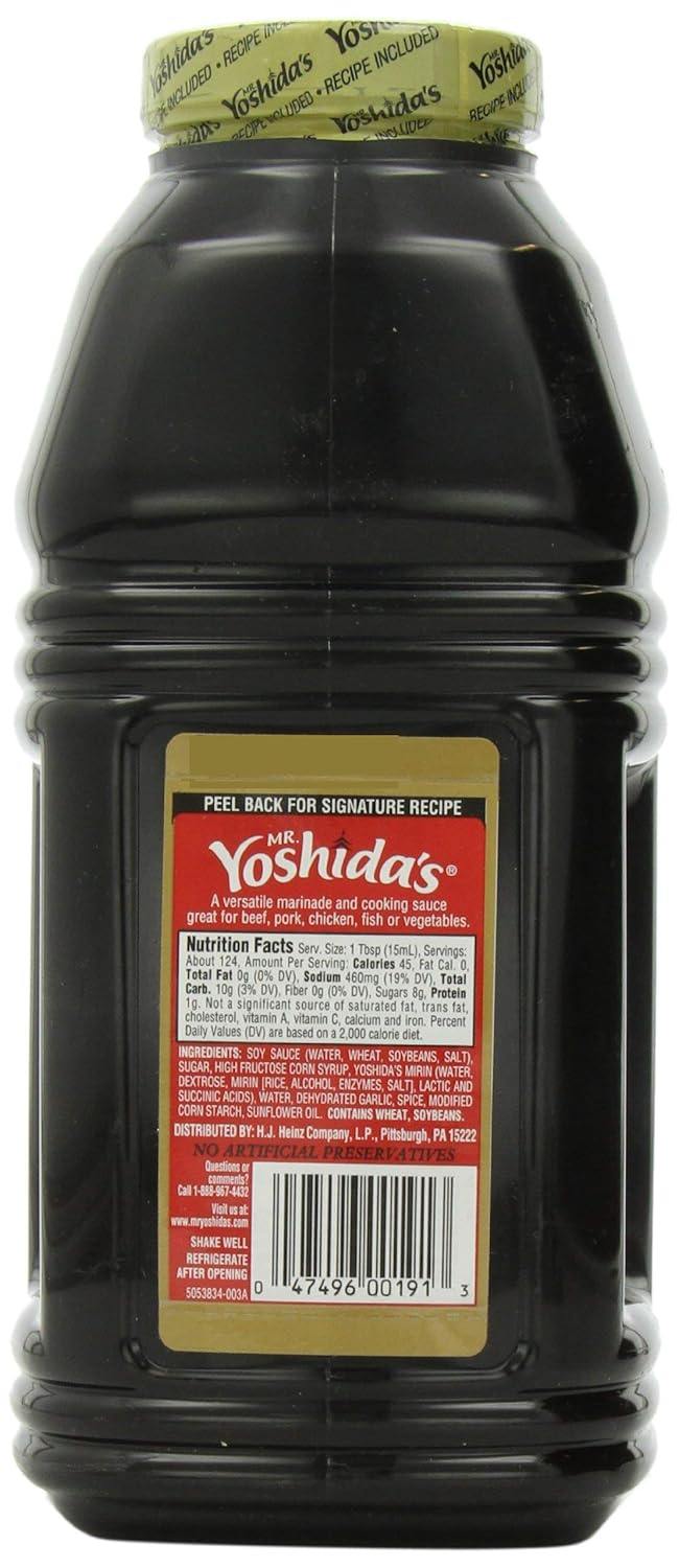 Mr. Yoshida's Original Japanese Barbecue Gourmet Sweet Teriyaki Marinade & Cooking Sauce, 86 Fluid Ounce