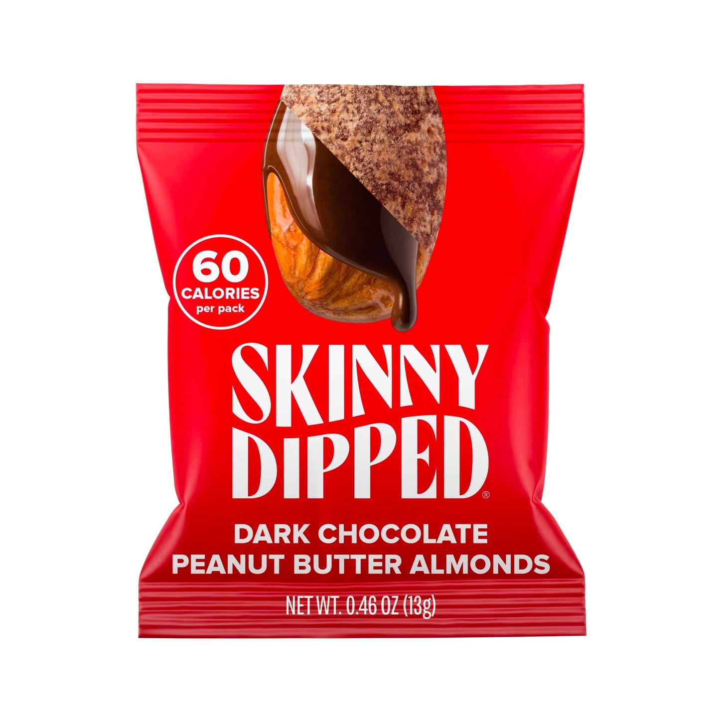 Viral SkinnyDipped Variety Pack - Low Sugar Almonds (25 Mini Bags, 11.5oz)