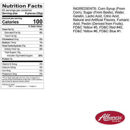 Albanese World's Best Gummi Candy - Bulk Bags - Multiple Varieties Available