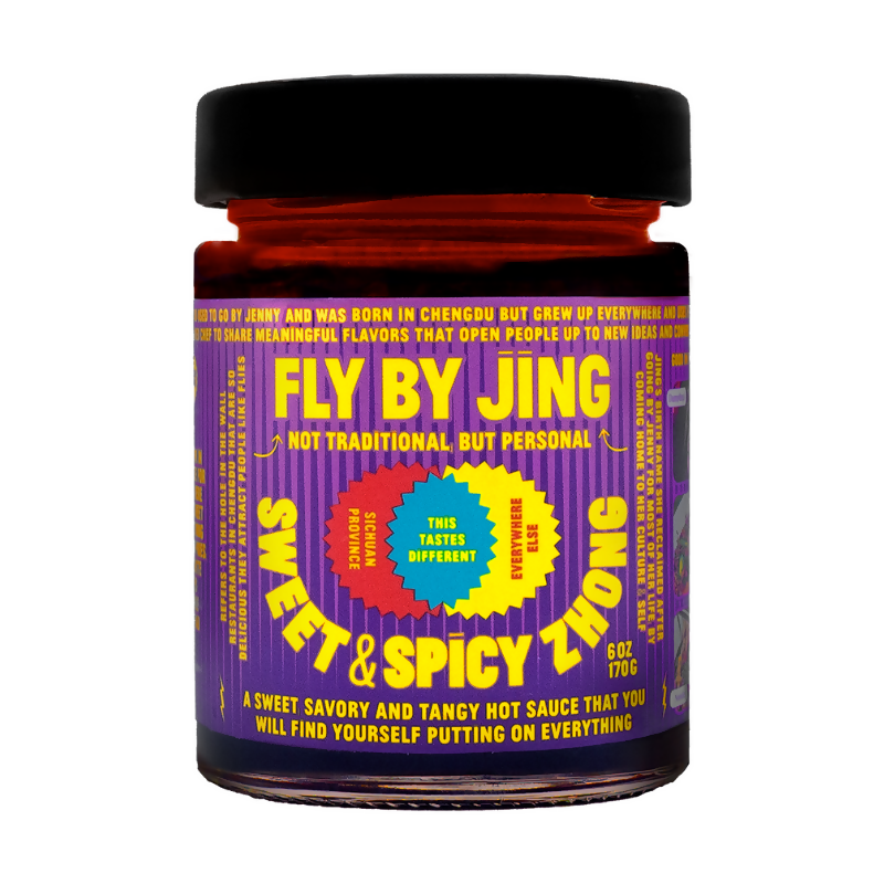 Fly By Jing Zhong Sauce Glass Jar - 6 x 6oz
